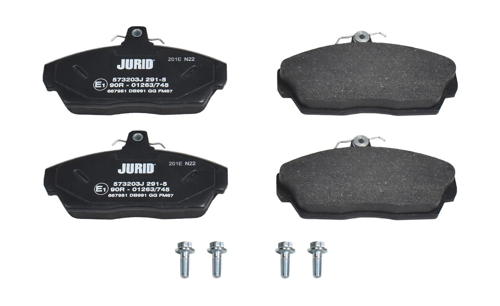 Гальмівні колодки дискові JURID 573203J - zapix