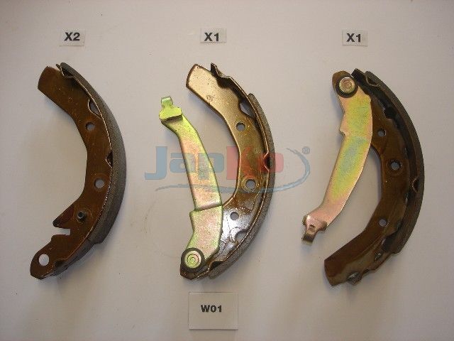 Тормозные колодки ручника (барабанные) JAPKO 55W01