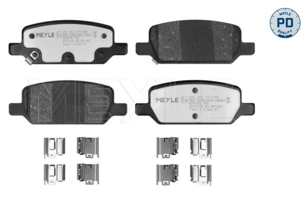 Гальмівні колодки дискові MEYLE 0252627717PD - zapix