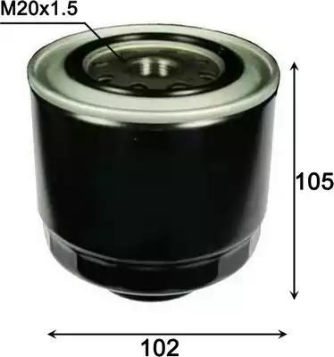 Паливний фільтр JS ASAKASHI FC0033