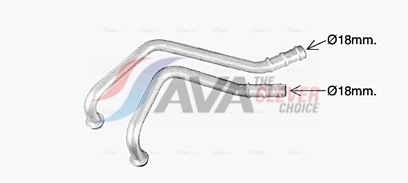 Радіатор пічки AVA QUALITY COOLING MS6780 - zapix