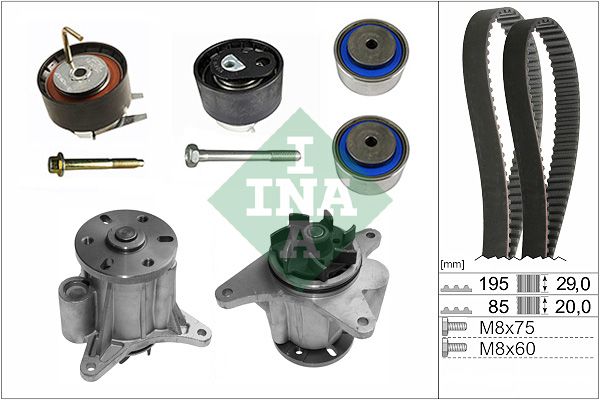 Комплект ременя ГРМ SCHAEFFLER INA 530076431 - zapix