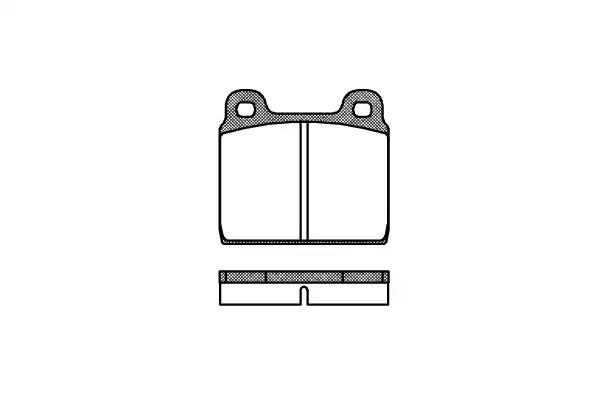 Гальмівні колодки дискові WOKING P102300 - zapix