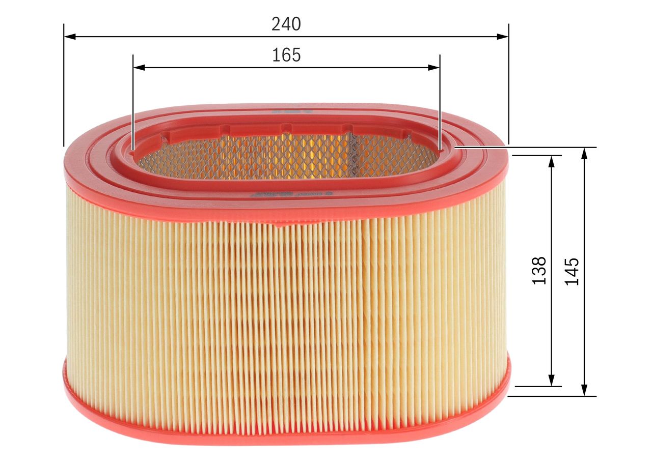Повітряний фільтр BOSCH F026400557 - zapix