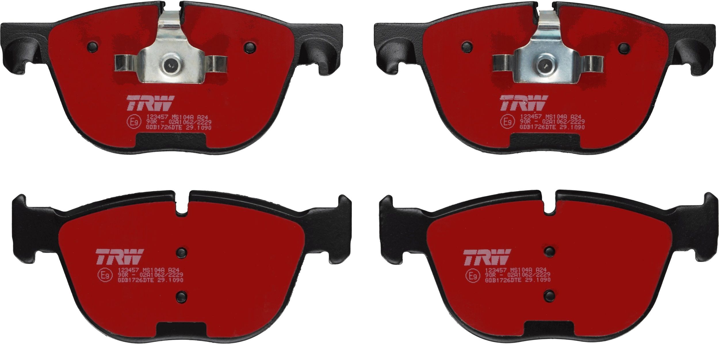 Гальмівні колодки дискові TRW GDB1726DTE - zapix