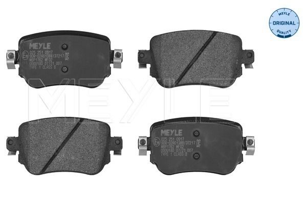 Гальмівні колодки дискові MEYLE 0252510917 - zapix
