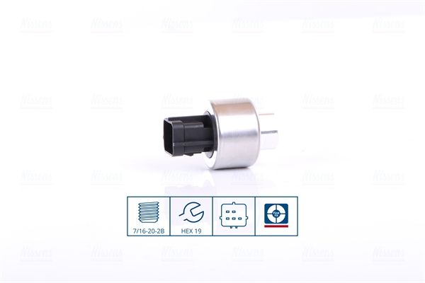 Датчик тиску кондиціонера NISSENS 301019 - zapix