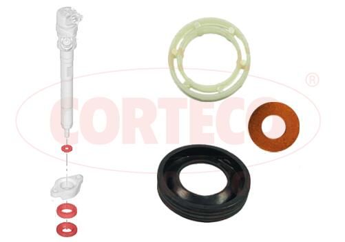 Прокладка форсунки паливної CORTECO 49445011 - zapix