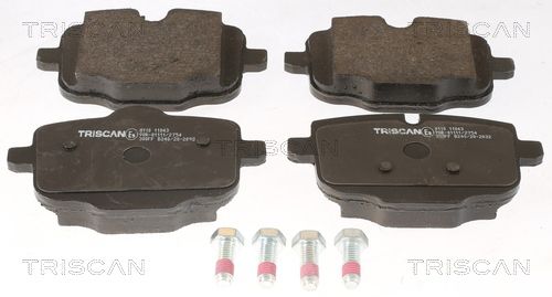 Гальмівні колодки дискові TRISCAN 811011043 - zapix