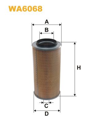Повітряний фільтр WIX FILTERS WA6068 - zapix