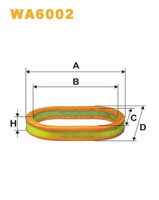 Повітряний фільтр WIX FILTERS WA6002 - zapix
