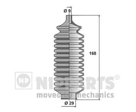 Пильник рульової рейки NIPPARTS N2845001 - zapix