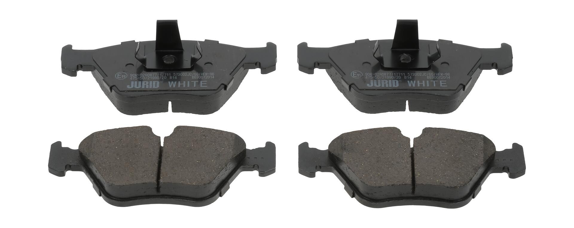 Гальмівні колодки дискові JURID 573002JC - zapix