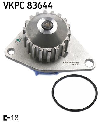 Помпа системи охолодження SKF VKPC83644 - zapix