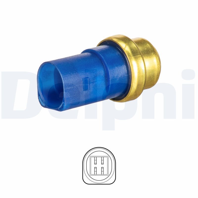 Датчик вмикання вентилятора DELPHI TS10480 - zapix