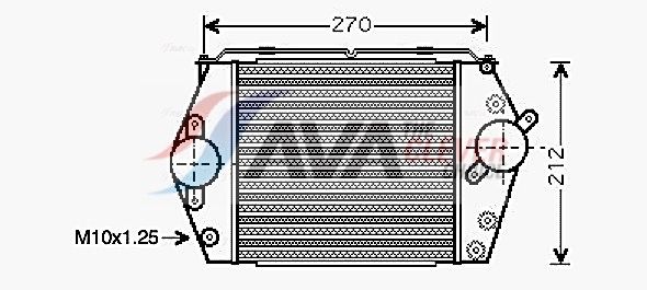 Інтеркулер AVA QUALITY COOLING MZ4188 - zapix