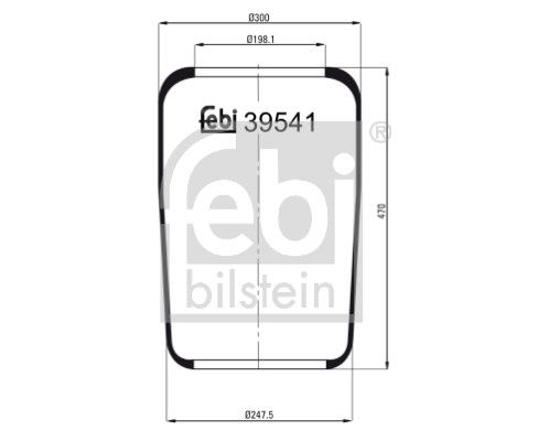 Пневматична підвіска FEBI BILSTEIN 39541 - zapix