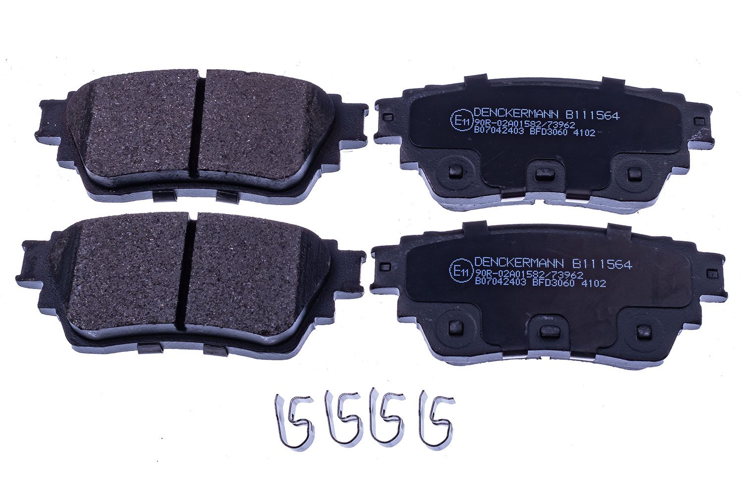 Гальмівні колодки дискові DENCKERMANN B111564 - zapix