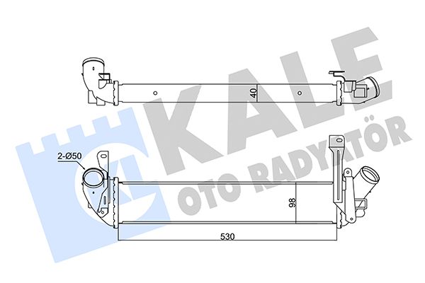 Інтеркулер KALE OTO RADYATÖR 352270 - zapix