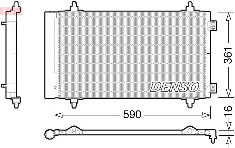 Радіатор кондиціонера DENSO DCN21018 - zapix