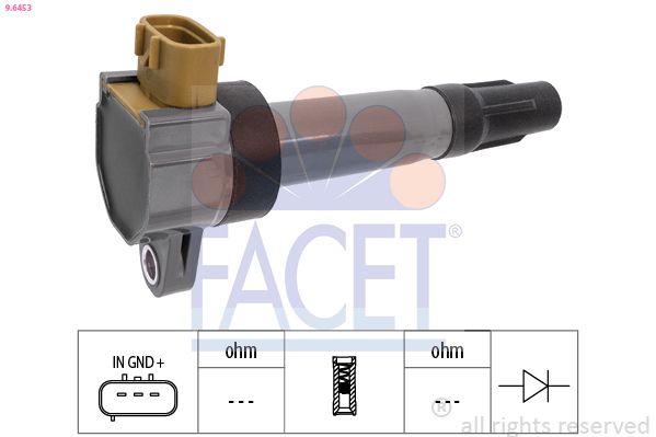 Котушка запалювання FACET 96453 - zapix