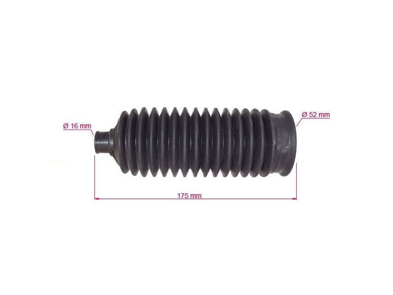 Пильник рульової рейки MSG HY215DUSTER - zapix