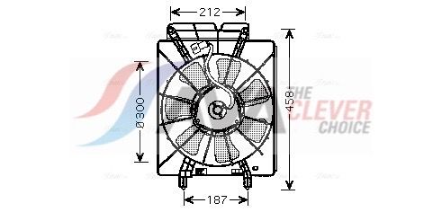 Вентилятор системи охолодження AVA QUALITY COOLING HD7533 - zapix