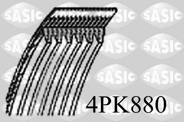 Поліклиновий ремінь SASIC 4PK880 - zapix