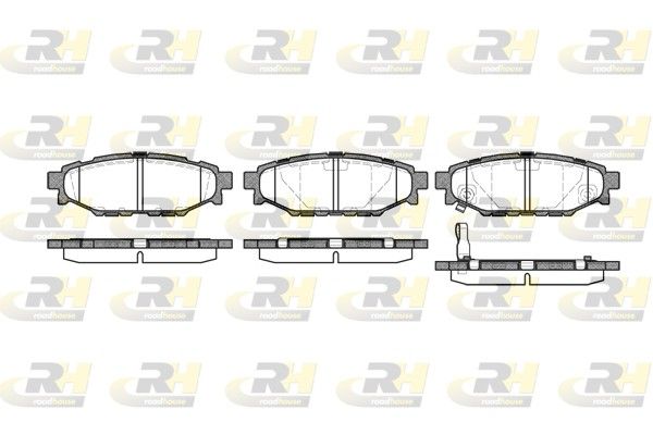 Гальмівні колодки дискові ROADHOUSE 2113601 - zapix