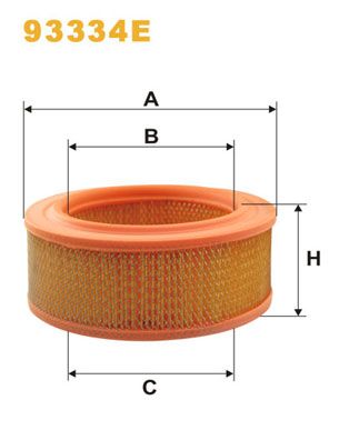 Повітряний фільтр WIX FILTERS 93334E - zapix