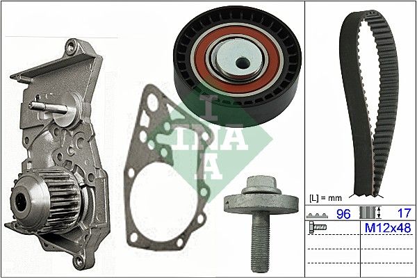 Комплект ременя ГРМ SCHAEFFLER INA 530060430 - zapix