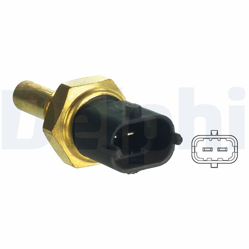 Датчик температури охолоджуючої рідини DELPHI TS10340 - zapix