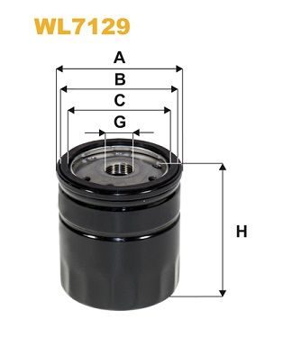 Оливний фільтр WIX FILTERS WL7129 - zapix