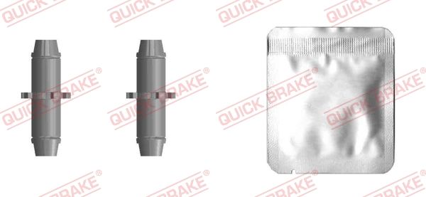 Монтажний комплект барабанних гальмівних колодок QUICK BRAKE 12053032 - zapix