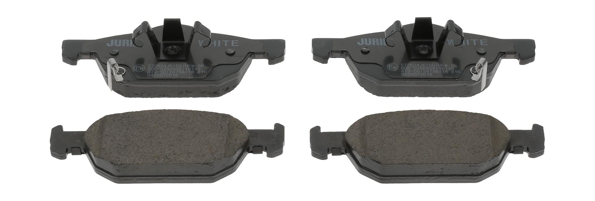Гальмівні колодки дискові JURID 572624JC - zapix