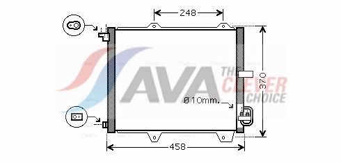 Радіатор кондиціонера AVA QUALITY COOLING SZ5088 - zapix