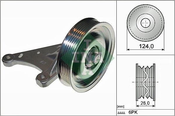 Обвідний ролик ременя приводного SCHAEFFLER INA 532077310 - zapix