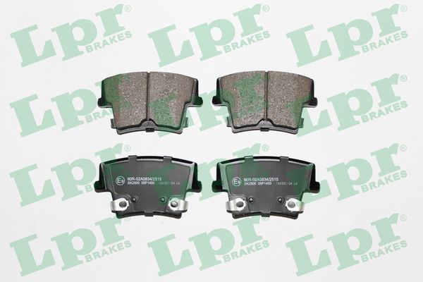 Гальмівні колодки дискові LPR 05P1400 - zapix