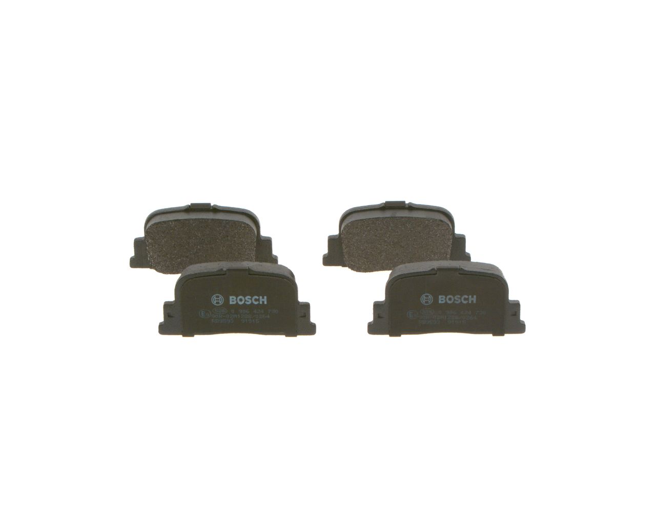 Гальмівні колодки дискові BOSCH 0986424730 - zapix