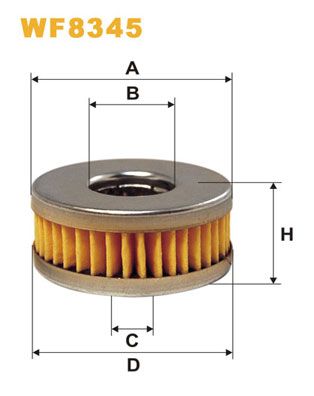 Паливний фільтр WIX FILTERS WF8345 - zapix