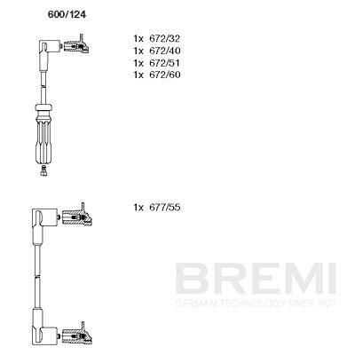 Кабелі запалювання BREMI 600124 - zapix