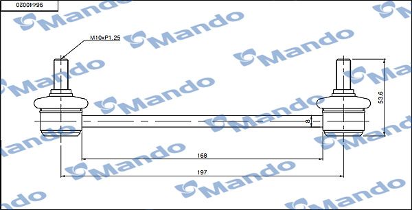 Тяга стабілізатора MANDO MSC010099 - zapix