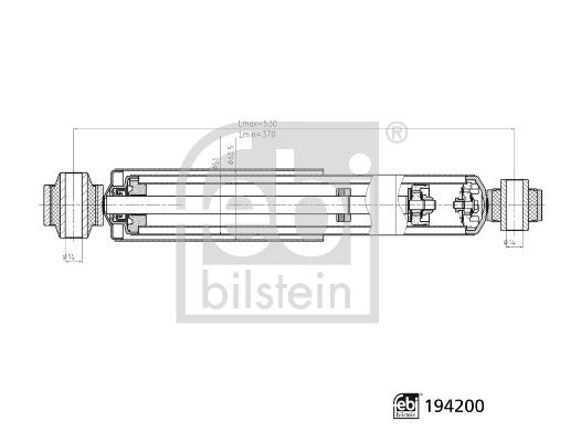 Амортизатор FEBI BILSTEIN 194200 - zapix