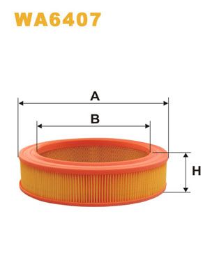 Воздушный фильтр WIX FILTERS WA6407