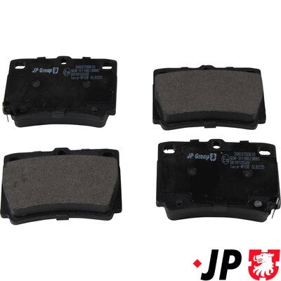 Гальмівні колодки дискові JP GROUP 3963700610 - zapix