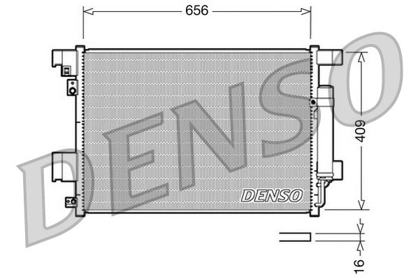 Радіатор кондиціонера DENSO DCN21001 - zapix