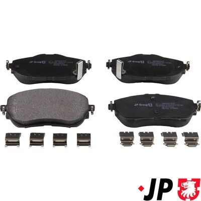 Гальмівні колодки дискові JP GROUP 4863607810 - zapix