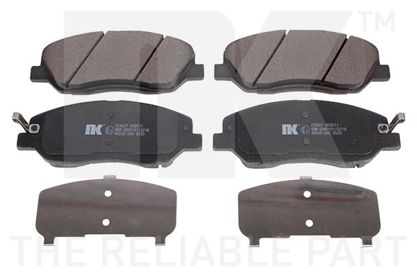 Гальмівні колодки дискові NK 223427 - zapix