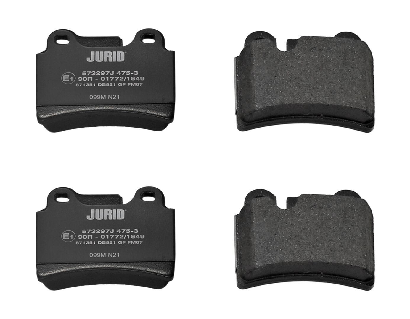 Гальмівні колодки дискові JURID 573297J - zapix