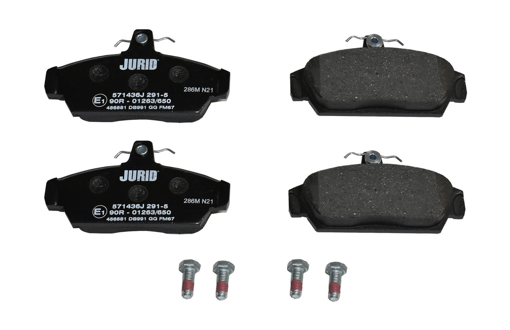 Гальмівні колодки дискові JURID 571436J - zapix